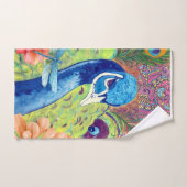 Toile à laver Peacock (Serviette à main)
