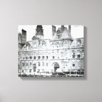 A l'extérieur de l'Hôtel de Ville