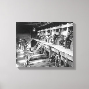 Toile À l'intérieur du moulin de timbre d'or de Terra 