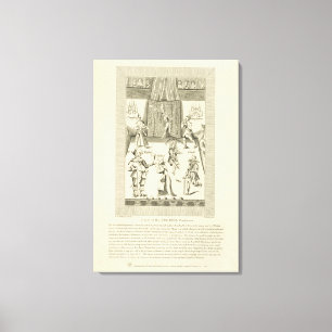 Toile À l'intérieur du Red Bull Playhouse, frontispece à