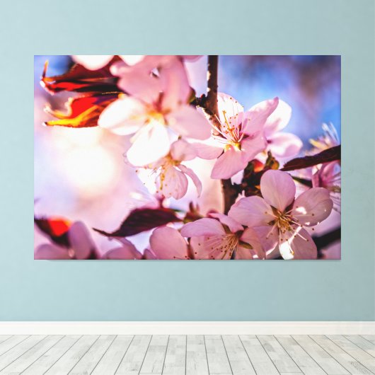 Toile À L'Intérieur D'Un Sakura Tree (Insitu (Plancher de Bois))