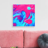 Toile À l'intérieur d'une lampe de lave (Insitu(Salon))