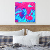 Toile À l'intérieur d'une lampe de lave (Insitu(Chambre))