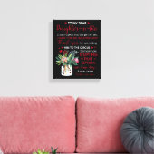 Toile À ma chère fille en droit (Insitu(Salon))