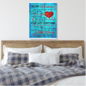 Toile À ma conception de mari | Citations D'Amour Au Mar (Insitu(Chambre))