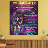 Toile À Ma Fille Papillons Cadeau, Fille Anniversaire (Insitu(Salon))