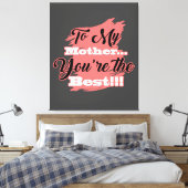 Toile À ma mère, tu es la meilleure | Cadeaux Pour Mère (Insitu(Chambre))