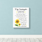 Toile À ma petite-fille (Insitu (Plancher de Bois))