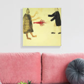 Toile A Maori troquant une écrevisse (Insitu(Salon))