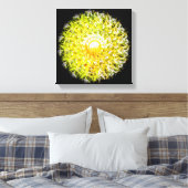 Toile A mi-chemin du soleil Brushstroke Spiral Mandala (Insitu(Chambre))