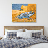 Toile A midi - Repos de travail par Vincent Van Gogh (Insitu(Chambre))