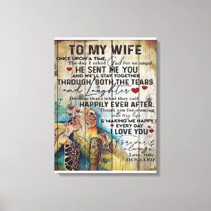 Toile À mon cadeau à la femme Cadeau de vacances amu