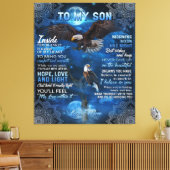 Toile À Mon Fils Cadeau Anniversaire, Cadeau À Mon Bébé  (Insitu(Salon))