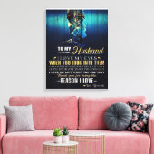Toile À mon mari | Citations d'amour au père | (Insitu(Salon))