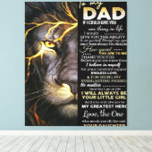 Toile À mon père | citations drôles pour daddy (Insitu (Plancher de Bois))