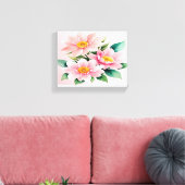 Toile à motif rose pâle (Insitu(Salon))