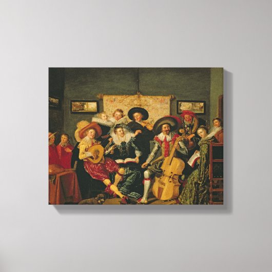 Toile A Musical Party, c.1625 (Recto)