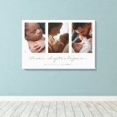 Toile A New Chapter Begins Family Multi Photo Script (Insitu (Plancher de Bois))