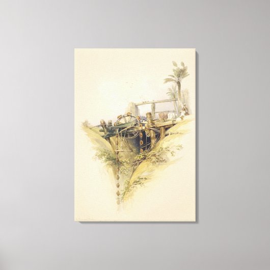 Toile A Persian Water Wheel, used in raising water from (Recto)