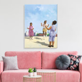 Toile À quelle hauteur ? 2001 (Insitu(Salon))