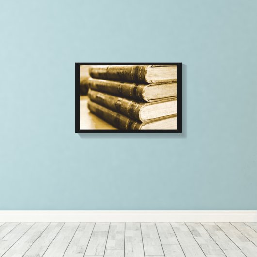 Toile A Stack of Old Books (Insitu (Plancher de Bois))