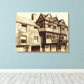 Toile A Street à Ludlow (b/w photo) (Insitu (Plancher de Bois))