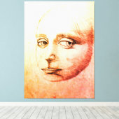 Toile A study of da Vinci, sketch of a girl, by DCB (Insitu (Plancher de Bois))