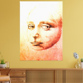 Toile A study of da Vinci, sketch of a girl, by DCB (Insitu(Salon))