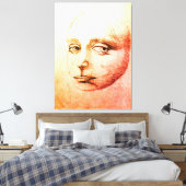 Toile A study of da Vinci, sketch of a girl, by DCB (Insitu(Chambre))