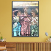 Toile à travers l'affiche en verre (Insitu(Salon))