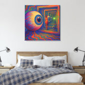 Toile "A travers le prisme de la vue" (Insitu(Chambre))