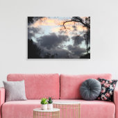 Toile À travers les arbres Canvas Print (Insitu(Salon))