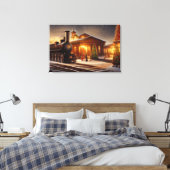 Toile à vapeur Locomotive Impression (Insitu(Chambre))