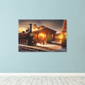 Toile à vapeur Locomotive Impression (Insitu (Plancher de Bois))