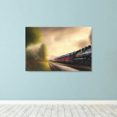 Toile à vapeur Locomotive Impression (Insitu (Plancher de Bois))