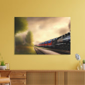 Toile à vapeur Locomotive Impression (Insitu(Salon))