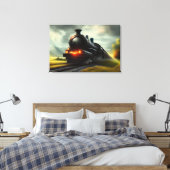 Toile à vapeur Locomotive Impression (Insitu(Chambre))