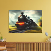 Toile à vapeur Locomotive Impression (Insitu(Salon))