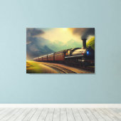 Toile à vapeur Locomotive Impression (Insitu (Plancher de Bois))