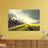 Toile à vapeur Locomotive Impression (Insitu(Salon))