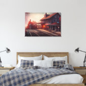 Toile à vapeur Locomotive Impression (Insitu(Chambre))