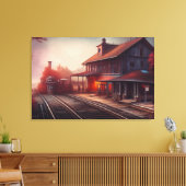 Toile à vapeur Locomotive Impression (Insitu(Salon))