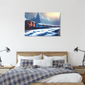Toile à vapeur Locomotive Impression (Insitu(Chambre))
