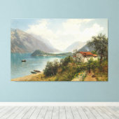 Toile A View of Lake Como (Insitu (Plancher de Bois))