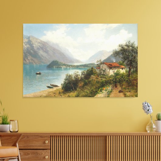 Toile A View of Lake Como (Insitu(Salon))