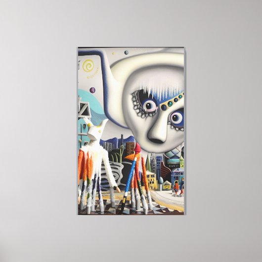 Toile A Winter Wonder Diorama-Land Ken Gage (Recto)