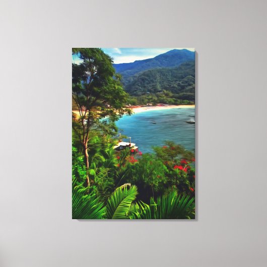 Toile A Yelapa View 0828 Art Canvas Imprimer (Recto)