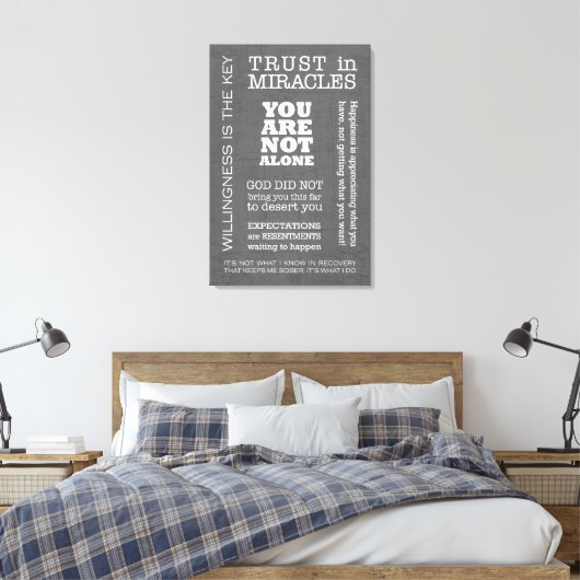 Toile AA Sayers & Slogans 3 Canvas (Insitu(Chambre))