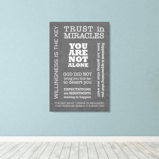Toile AA Sayers & Slogans 3 Canvas (Insitu (Plancher de Bois))