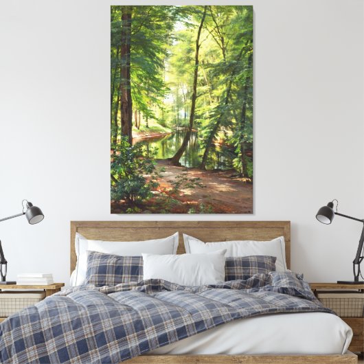 Toile Aagaard Forest Stream Landscape (Insitu(Chambre))